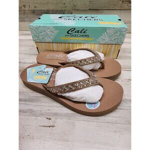 Skechers Cali Vegan Womens 119661 Size 8 Made You Blush Mocha shoes